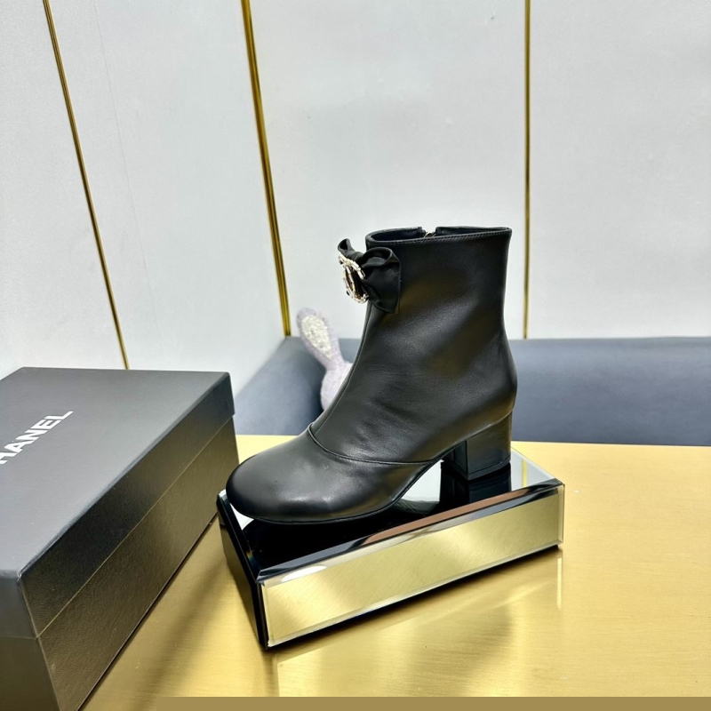 Ch*el leather shoes
